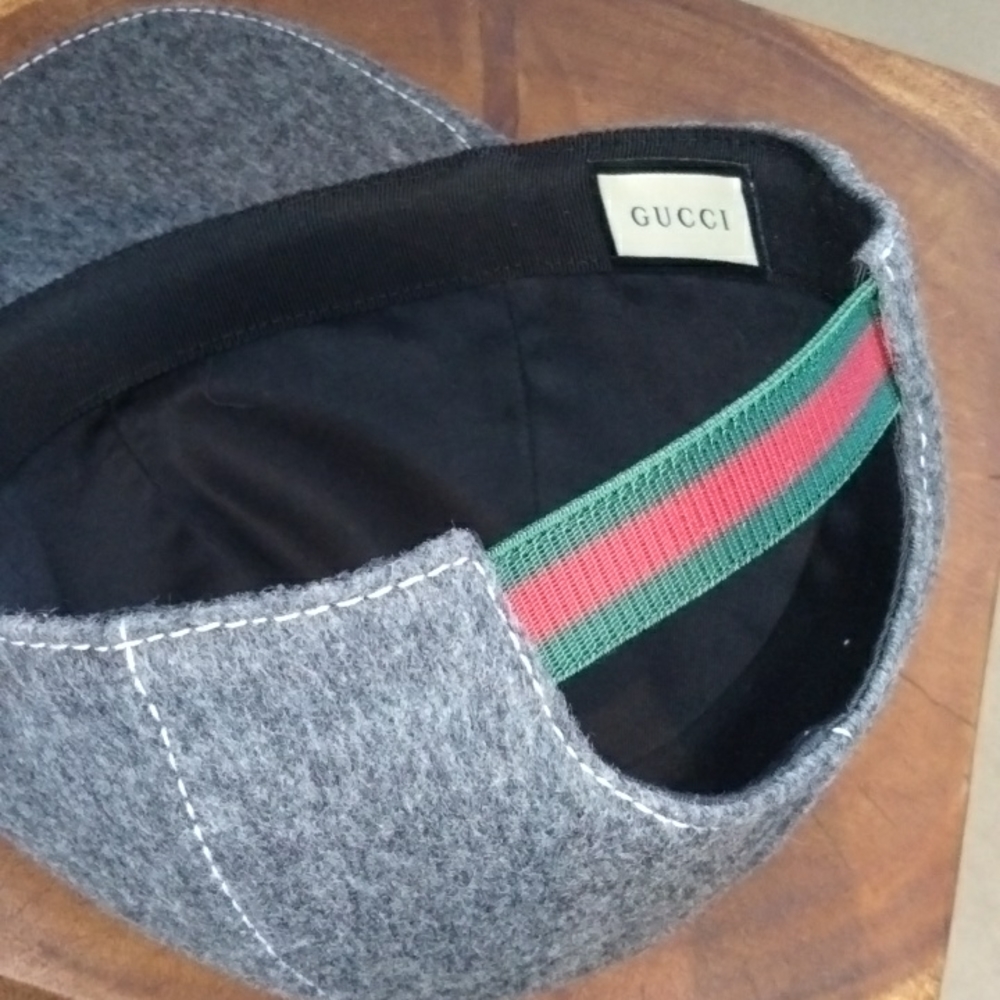 Gucci Wool Baseball Cap Authentic - image 7